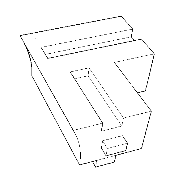 Corner L brick - turns corners while maintaining interlock