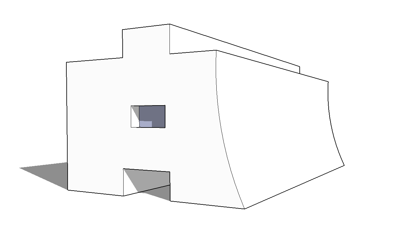 Stretcher brick - the main wall unit with concave face and four-face interlock