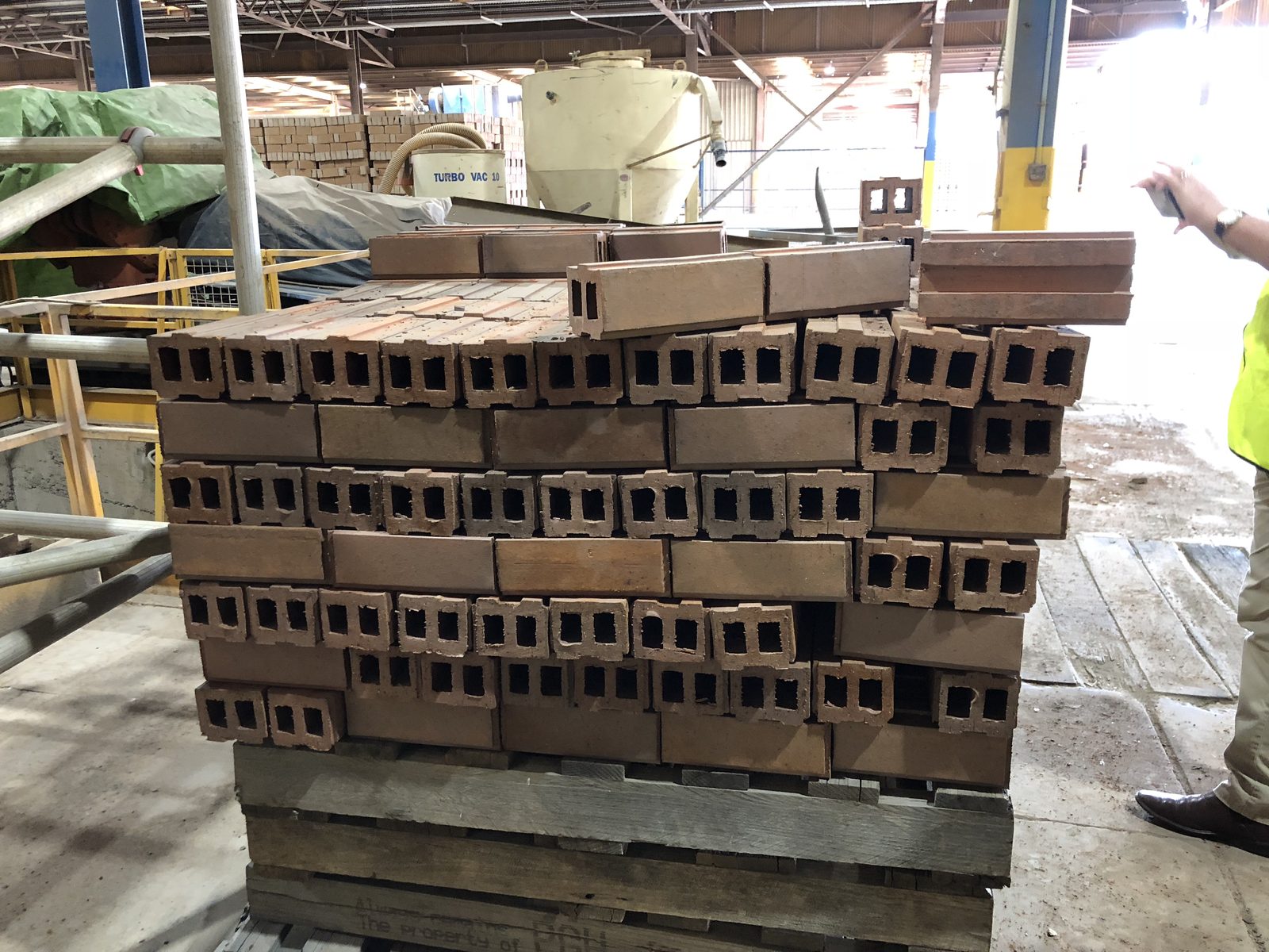 Reference prototype stacked fired-clay units
